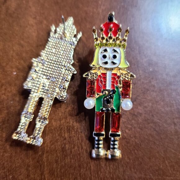 Nutcracker Earrings Womens Ladies Red Fashion Xmas Holiday Christmas Jewelry - Picture 5 of 8